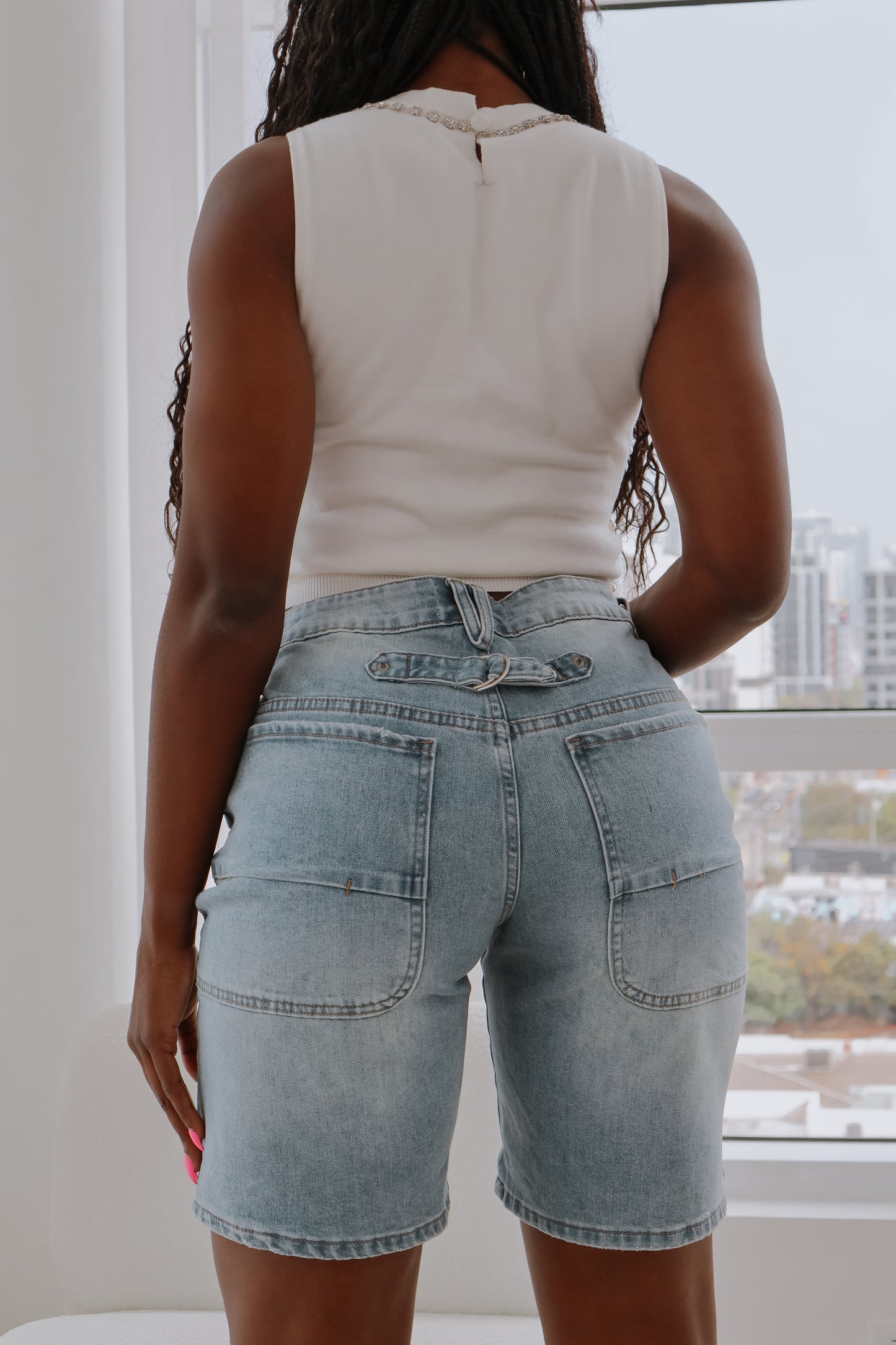 MID JEAN SHORTS